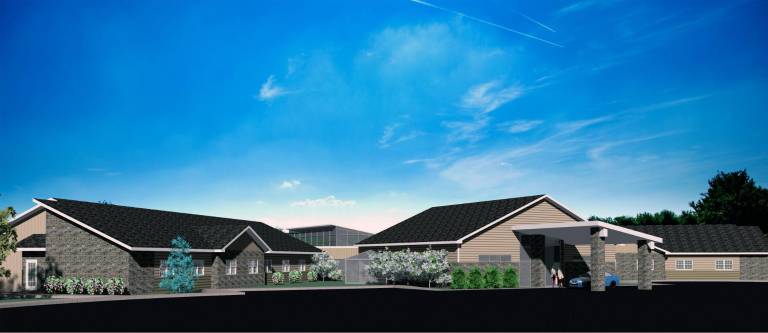 Rendering of Delaware Valley Skilled Nursing Center