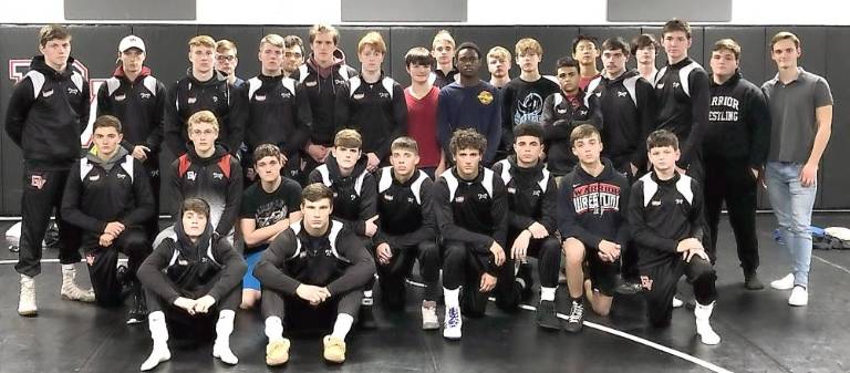 The Delaware Valley wrestling team