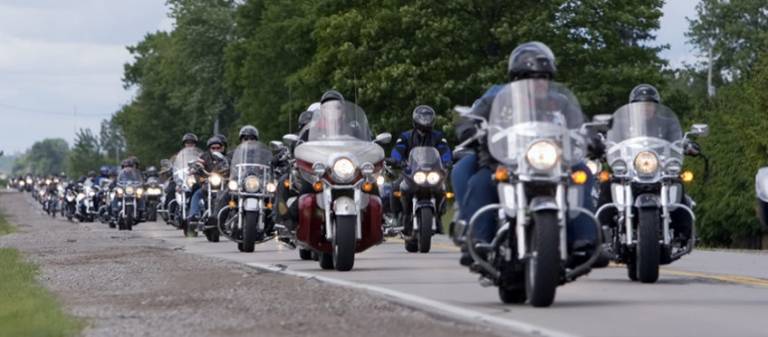 Motorcycles need room for safety Motorcycles need room for safety