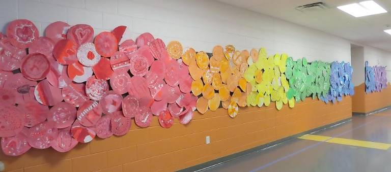 Maya Angelou inspires DVES students in colorful expression of diversity