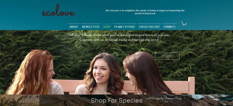 Stress over the environment turns into something positive A screen grab of ecolove.org