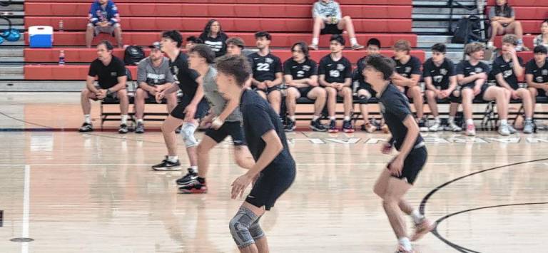 DV boys’ volleyball beats Hazelton The scores per set were 25-8, 25-12, and 25-17 Delaware Valley.