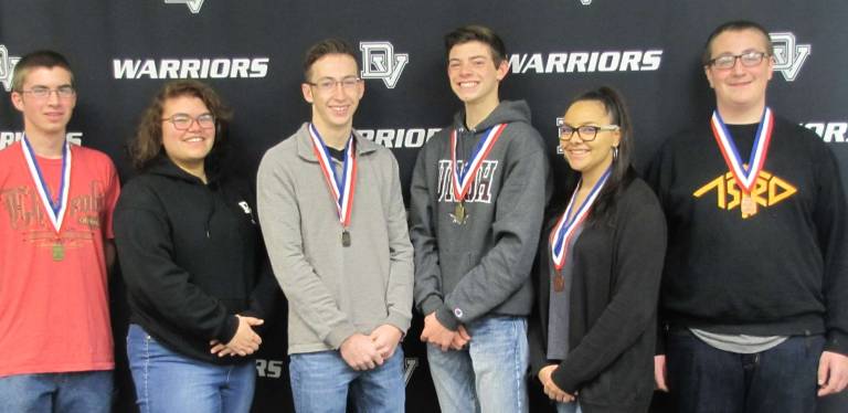 Skills competitors bring home gold, silver, and bronze From left: David Schotsch, Adriana Galeano, Michael McKinney, Brandon Minetti, Tiffany Martin, Joe Maffei (Photo provided)