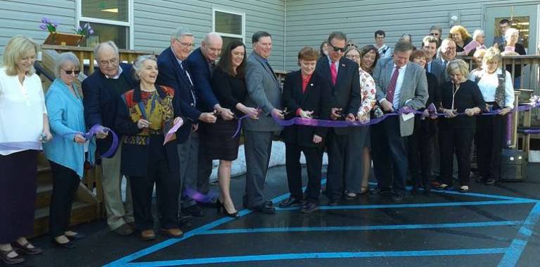 Adult Day Services Center opens in Hawley Among those attending the ribbon cutting were Wayne County Commissioner Joe Adams, whose mother served as the first director of the Hawley Senior Center, along with Commissioner Wendell Kay, State Sen. Lisa Baker, State Rep. Mike Peifer, Governor’s Northeast Regional Director Cassandra Coleman, Hawley Mayor Kevin Hawk , and members of the Wayne County Area Agency on Aging Advisory Council and the Telespond Board. (Photo provided)