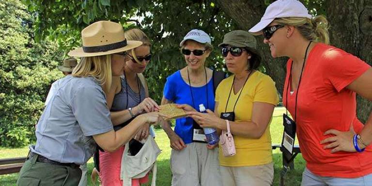 Local teacher sought for position at Delaware Water Gap Teachers investigate compelling Civil War era documents and objects to create reading strategies, learning objectives and assessments for their students at Gettysburg (National Park Service photo)