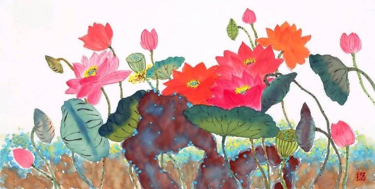 Wonderful Life (Lotus Flower), Helen Yeoshin Hwang