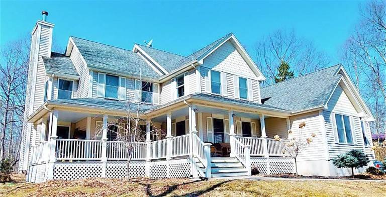 Custom four-bedroom three-bath home has unique features