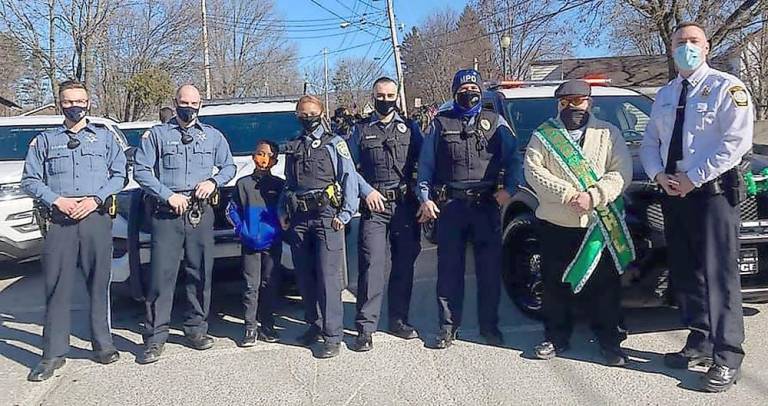 The Milford Police at the St. Patrick's parade (Photo provided)