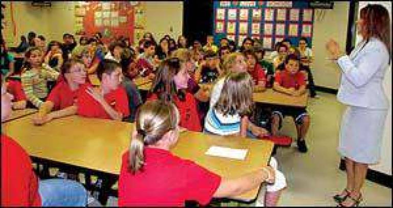 Reporters visit DV Elementary School TV crew Reporters visit DV Elementary School TV crew