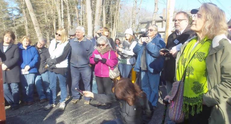 Many people came out to the bridge grand opening