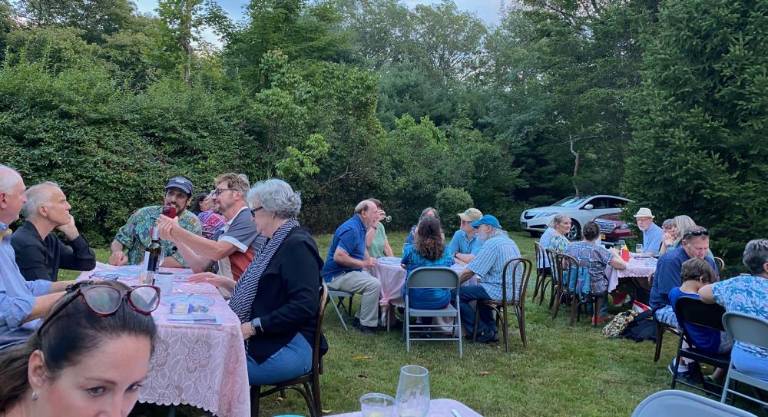 Some of the guests enjoying the evening.