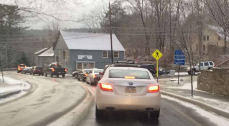 Icy conditions cause traffic tie-ups Icy conditions cause traffic tie-ups