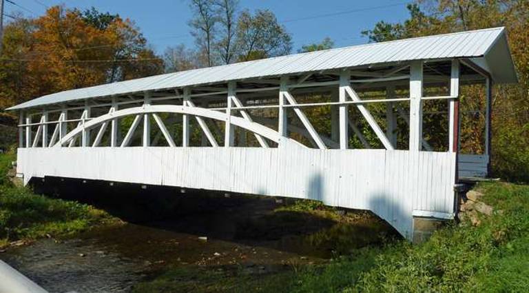 Historic Pa. bridges generate tourism, costs The Osterburg covered bridge