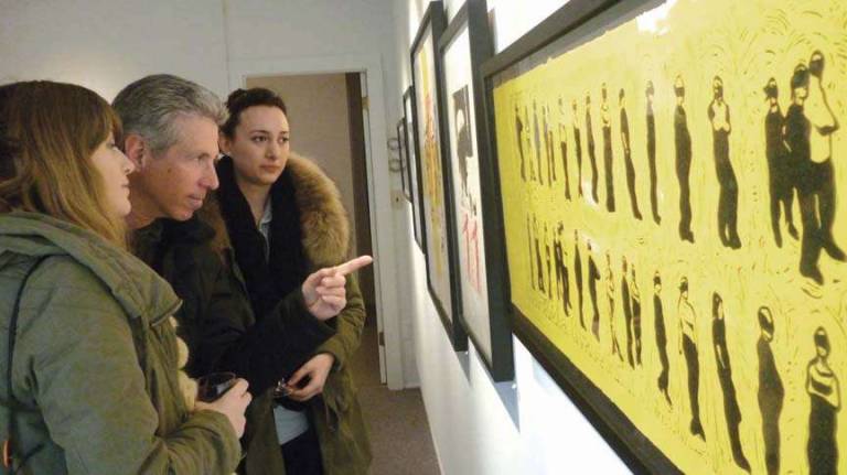 Small community arts organizations would be hurt by federal funding cuts An exhibit at the Delaware Valley Arts Alliance gallery in Narrowsburg, N.Y. (DVAA Facebook photo)