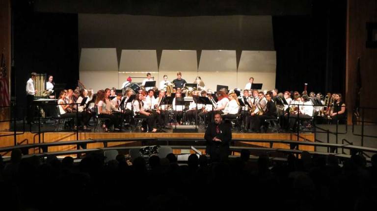 High school ensembles join in year's first performance The DVHS Concert Band (Photo provided)