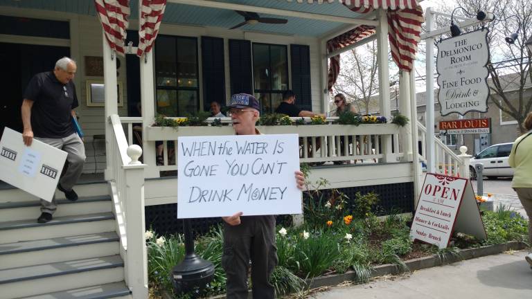 'This should be of concern for everyone' Water is a main concern for many of the marchers.