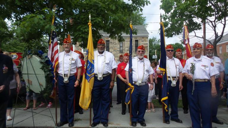 Milford honors those who sacrificed all Local veterans' groups show their colors (Photo by Frances Ruth Harris)