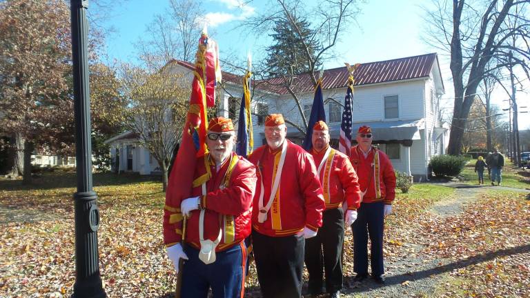 'Our freedom will never be free' The Color Guard (Photo by Frances Ruth Harris)
