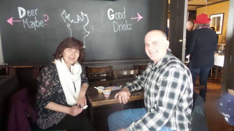 Cooks and tasters agree: Everybody wins Nancy and Albert Fulcini attended for the very first time. (Photo by Frances Ruth Harris)