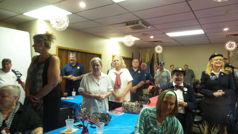 American Legion installs officers for the year to come The crowd at the post welcomes new installation members followed by a buffet luncheon