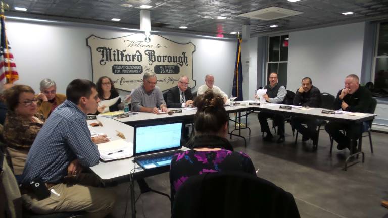'Unfair' raises spur debate The Milford Borough Council talks raises (Photo by Frances Ruth Harris)