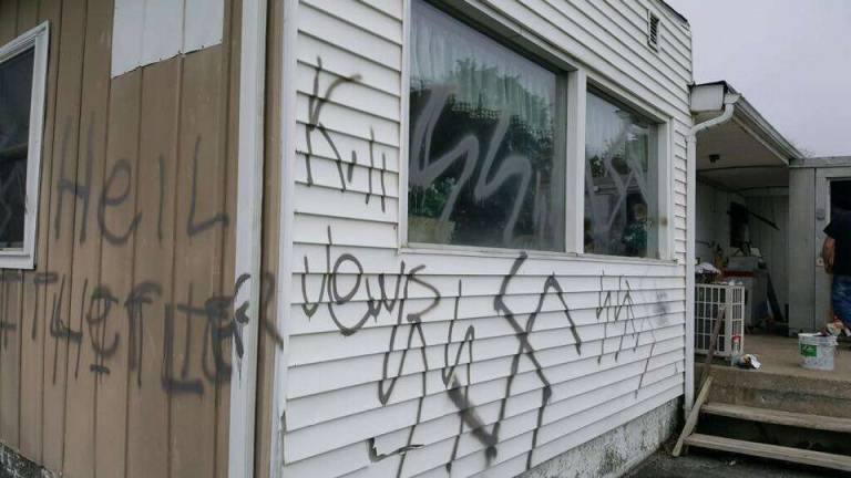Anti-Semitic graffiti found at Airport Diner days before Rosh Hashanah Photo courtesy of GoFundMe Anti-Semitic graffiti and vandalism was found at the Airport Diner Sunday.