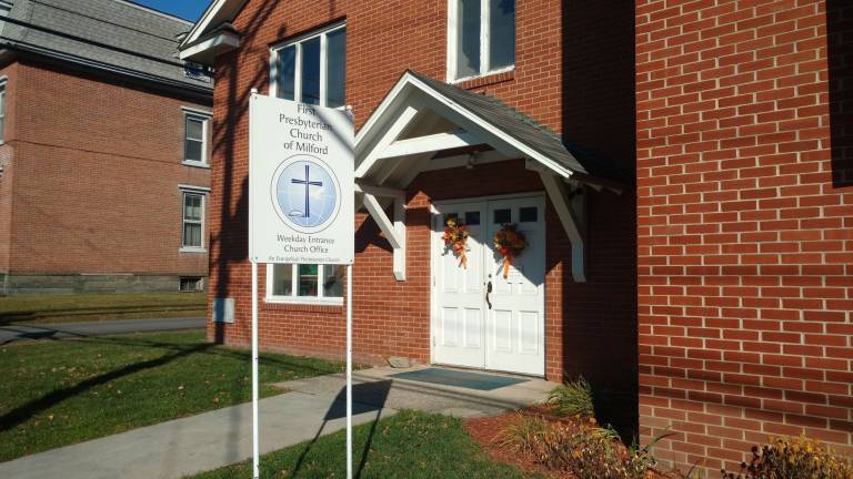 'Just come': Volunteer explains origin of annual Thanksgiving feast An open door policy at First Presbyterian: just drop in! (Photo by Anya Tikka)