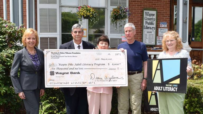 Wayne Pike Adult Literacy receives grant from Villaume Foundation Wayne Pike Adult Literacy receives grant from Villaume Foundation
