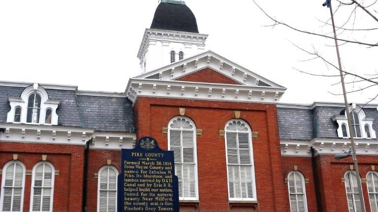 Pike County Courthouse, Milford (Photo by Pamela Chergotis)