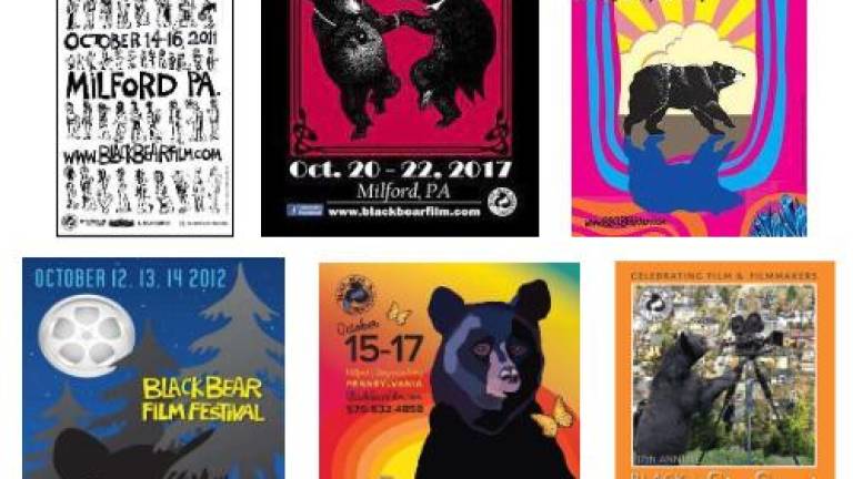 Poster designs from previous festival years.