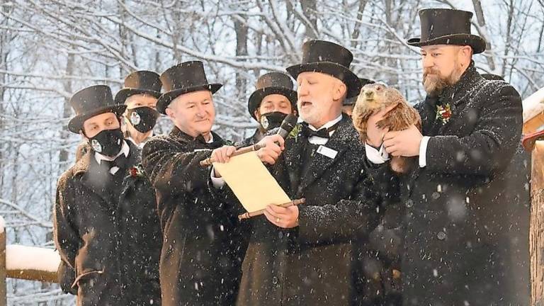 Punxsutawney Phil predicts six more weeks of winter