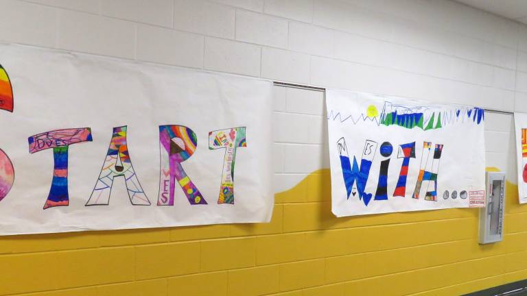 Delaware Valley Elementary School celebrated “Start with Hello Week.”