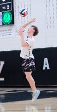 Chase Peereboom, captain, Delaware Valley High School boys volleyball
