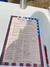 Pennsylvania Advocacy for Children’s Education, a parental rights organization, brought this bill or rights to their rally on Aug. 21.