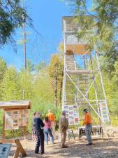 Fire tower near Grey Towers