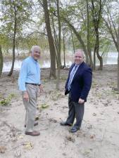 Duke Schneider (left) with Dr. John Bell (Photo provided)