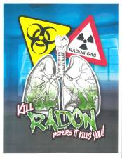 Joslynn Yurescko earned second place in the 2023 Pennsylvania Student Radon Poster Contest. She is a ninth grader at Monroe Career and Technical Institute in Monroe County.