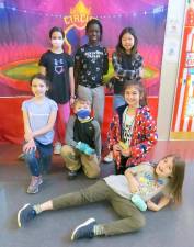 Students from Mrs. Tammy Curtis’s team, back (from left): Eva DeLauro, Sekai Jones, Skylar Shin; middle: Adelyn Gamer, Jeegan Decker, Maeve Kaiser; front: Stephon Petrakian (Photo provided)