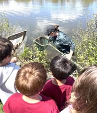 Children engaging in one of PEEC’s outdoor education activities.