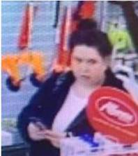 This person is wanted in connection with a recent chainsaw theft.