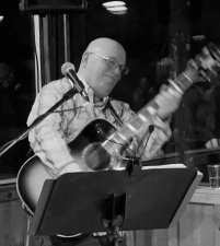 Ernie Sandonato performs a mix of classic rock, pop, and folk favorites at Log Tavern Brewing on June 12.