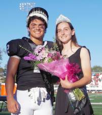 Delaware Valley High School 2019 Homecoming King and Queen, Josh Balcarcel and Clorinda Petrillo.