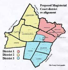 Pike will consolidate local court districts