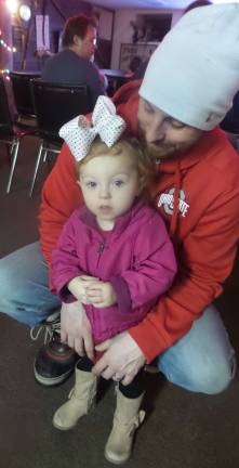 George Perry and daughter Stella (Photo by Frances Ruth Harris)