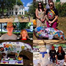 This collage, provided by the organizers of the Black Bear Film Festival, shows just a handful of the Artful Bears who will be making their debut Aug. 12 at the Milford Community House.