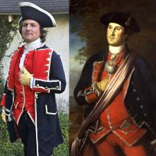 Historical Interpreter Stephen Pierce will be interpreting George Washington in 1775, before he became commander of the Continental Army.