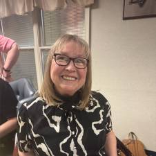 School Board President Pam Lufty during the OCR discussion. Photo by Melinda Compton.