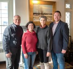New Greater Pike Community Foundation board members (from left) Steven Kiesendahl, Jenny Bogoni, Nancy Pinchot, and Jayson Pope.