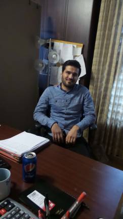 Case worker Nasir Abdul Quddu (Photo by Frances Ruth Harris)