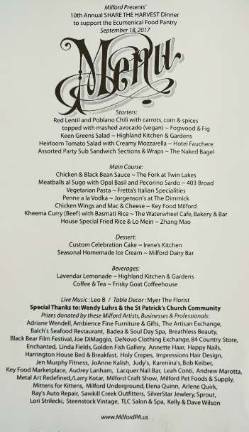 The menu featured a range of epicurean delights from local restaurants (Photo by Anya Tikka)